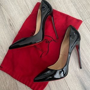 Size 40 Black So Kate Louboutin pumps